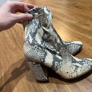 Steve Madden Snake booties